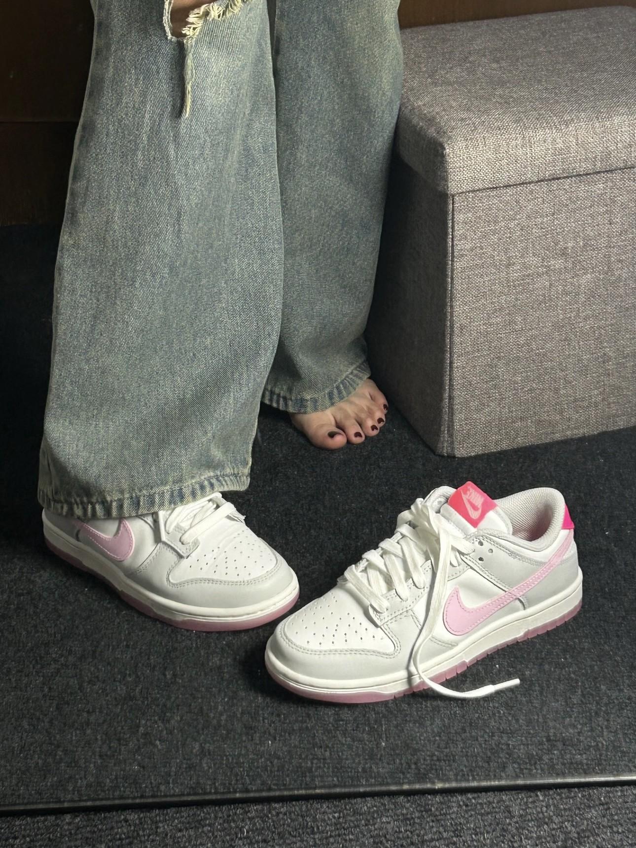 甜兮兮的DUNK鸳鸯小粉鞋🍑少女心好戳呀~